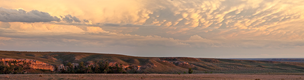 Clark County,Kansas,mammatus,sunset