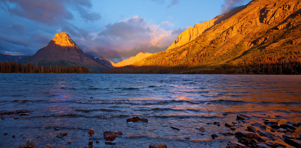 Glacier National Park, Montana,Two Medicine Lake,sunrise