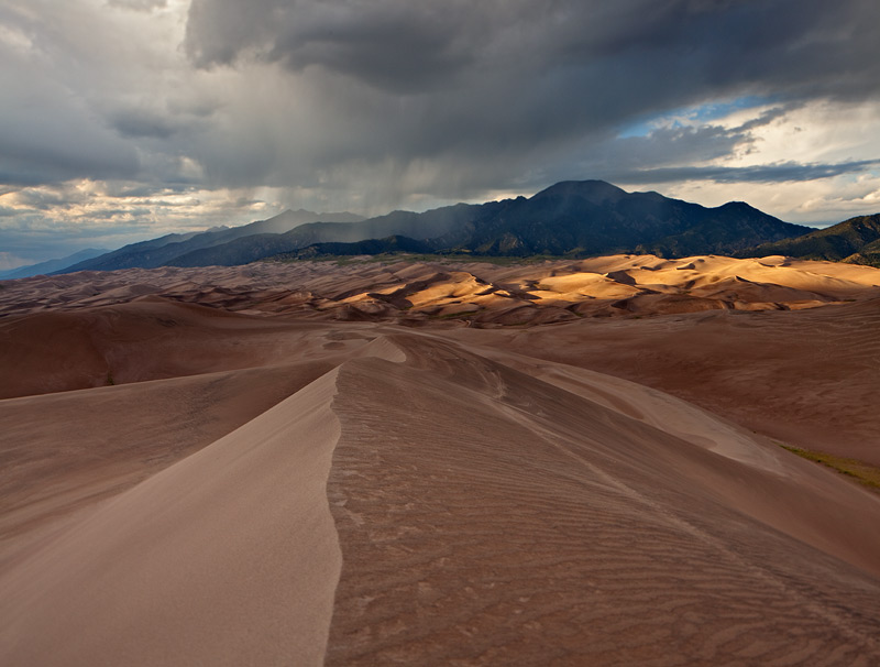 Great Sand Dunes,Colorado,High Dune,storm