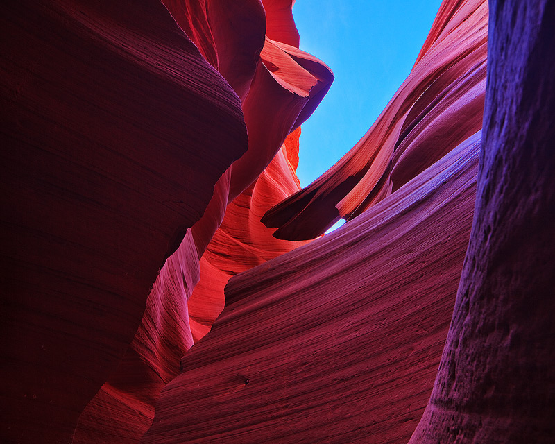 Another odd rock formation in Lower Antelope Canyon.