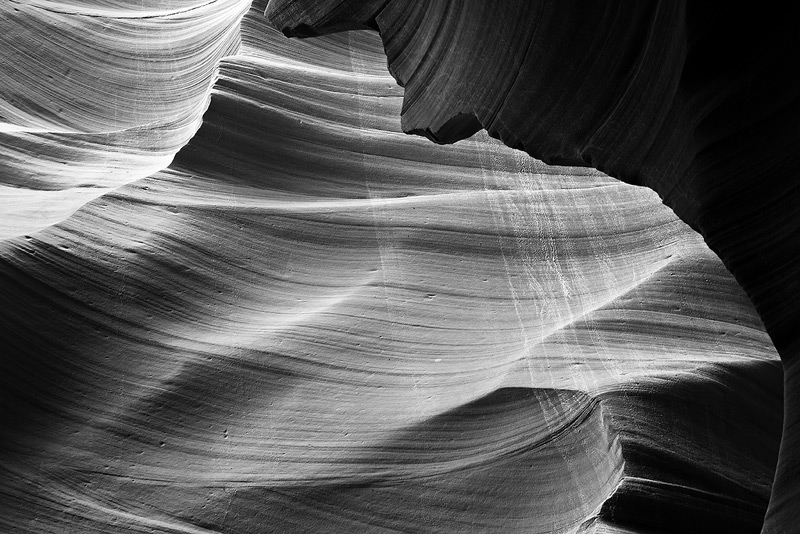 Abstract patterns in Lower Antelope Canyon.