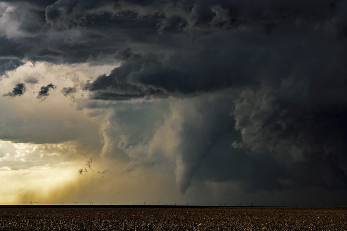 Tornado near Akron, Colorado