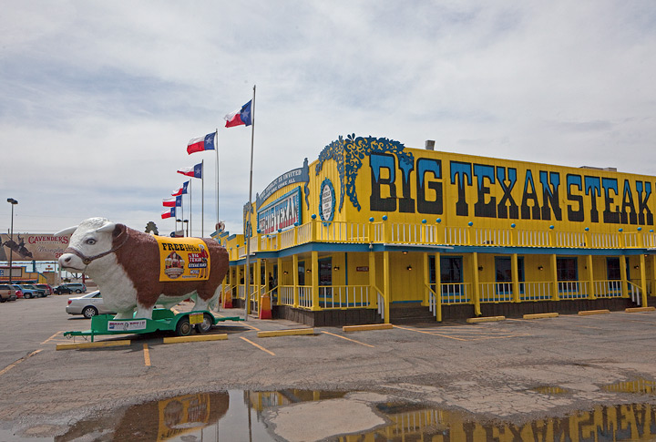 Big Texan What storm chase would be complete without a stop at the Big texan, home of the 72 Oz steak? :)