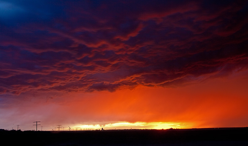 Incredible Sunset in western Kansas.