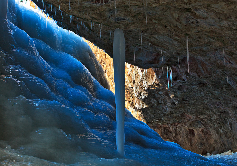 Ice cave, Rifle Mountain Park.