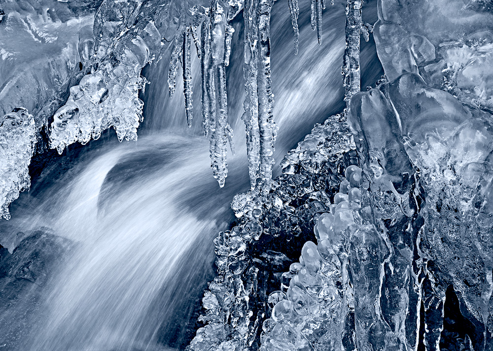 Icy catamount creek in November.
