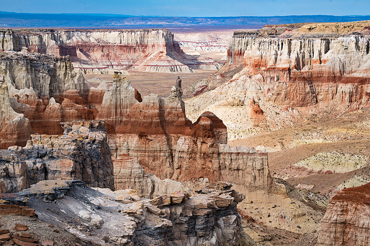Overlook of Coal Mine Canyon in the Navajo Nation.